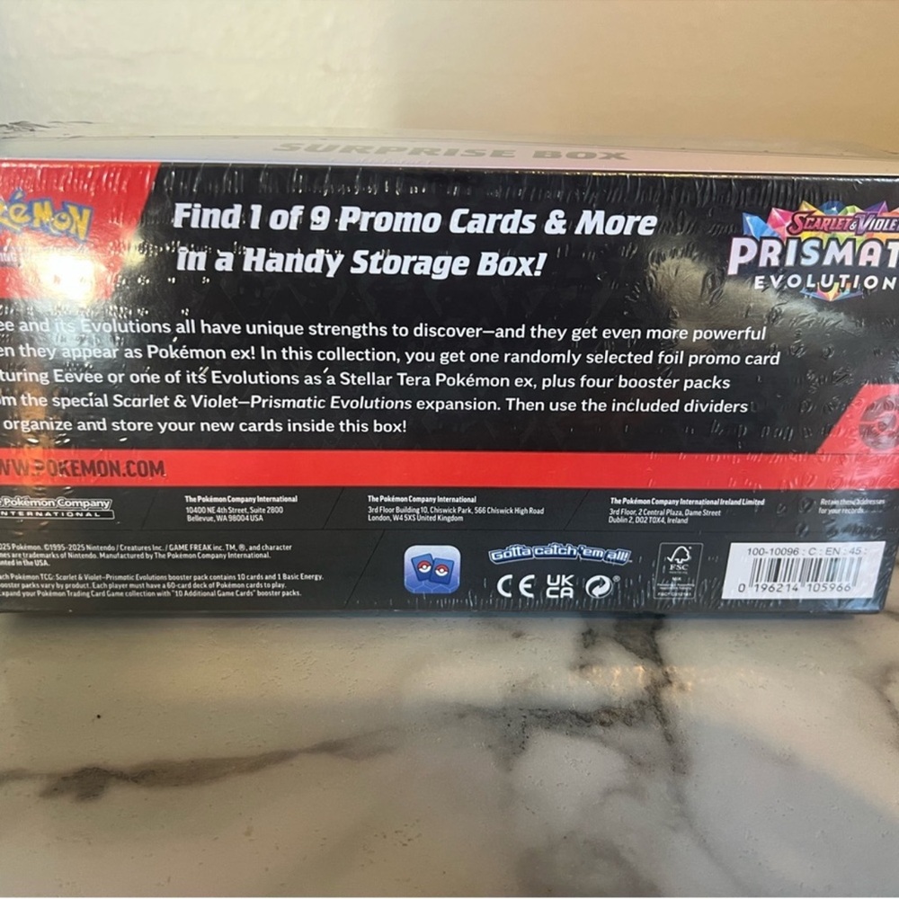 Pokemon Prismatic Evolutions Surprise Box - Picture 3 of 5